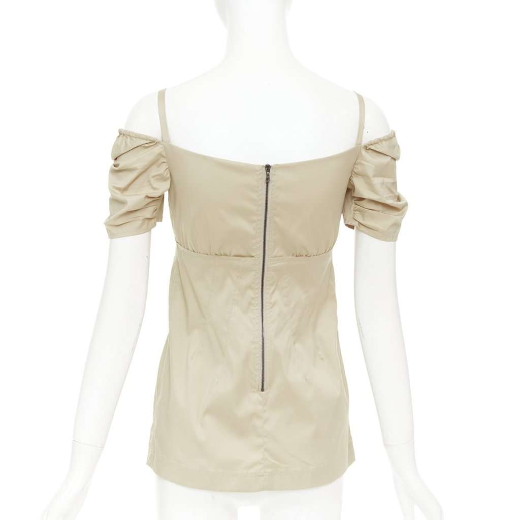 Prada Beige Cotton Top Beige Cotton Very good condition - Box View