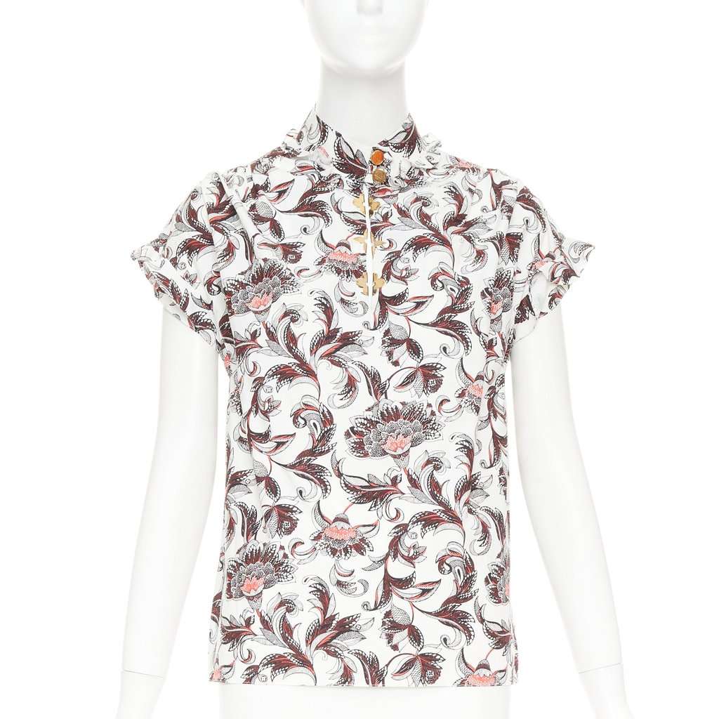 Louis Vuitton White Cotton Top White Cotton Very good condition - Front View