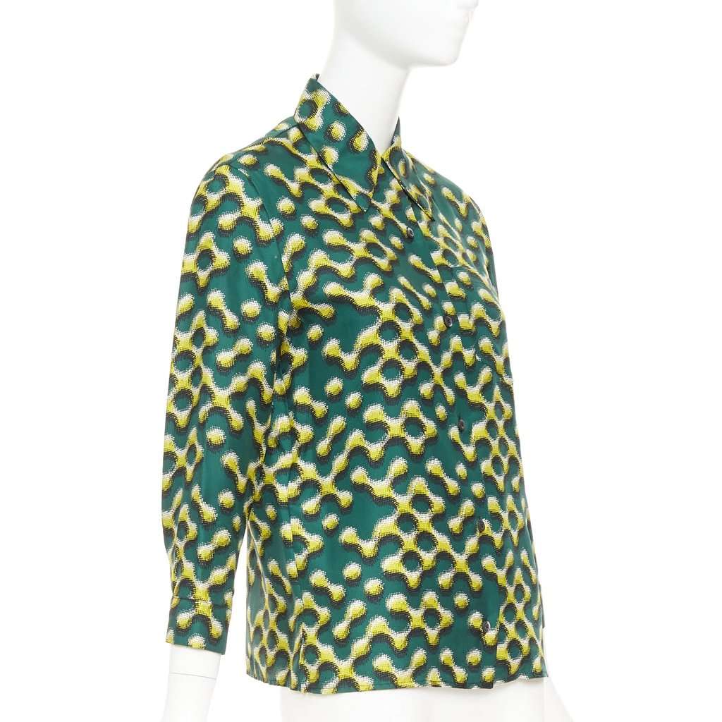 Prada Green Silk Top Green Silk Very good condition - Inside View