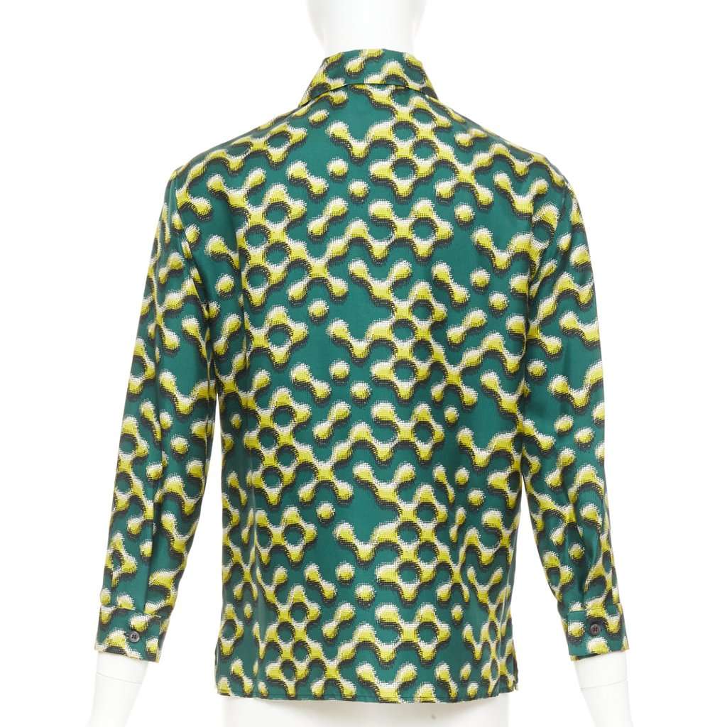 Prada Green Silk Top Green Silk Very good condition - Box View