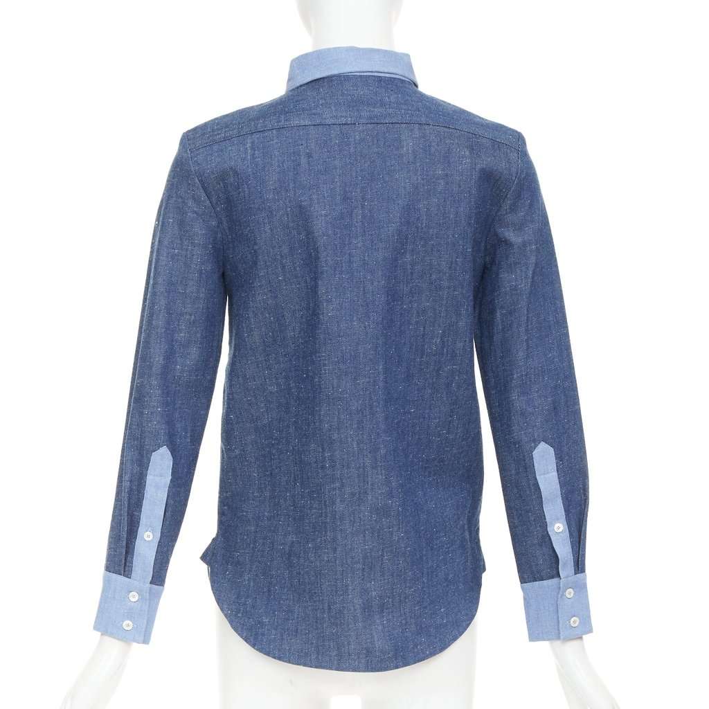 Celine Blue Cotton Top Blue Cotton Never worn, with tag - Box View