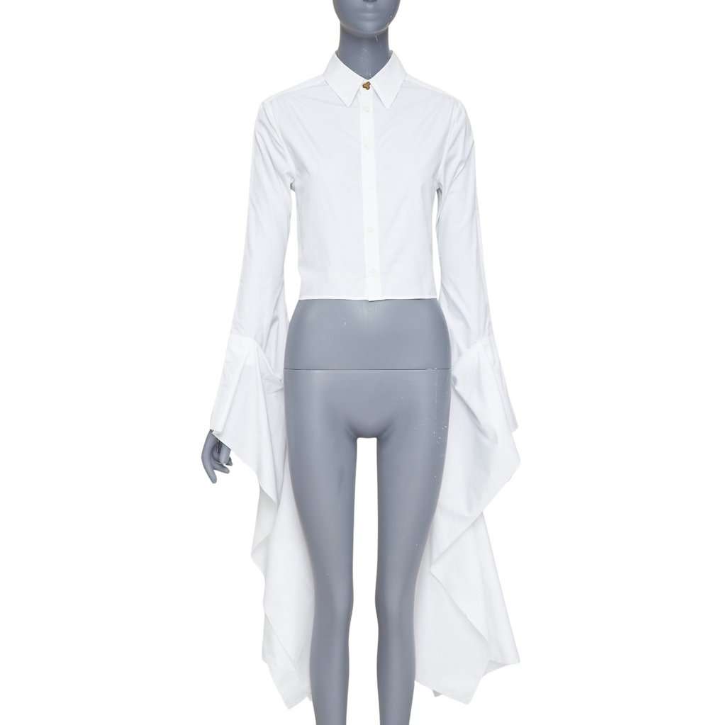 Loewe White Cotton Top White Cotton Very good condition - Front View