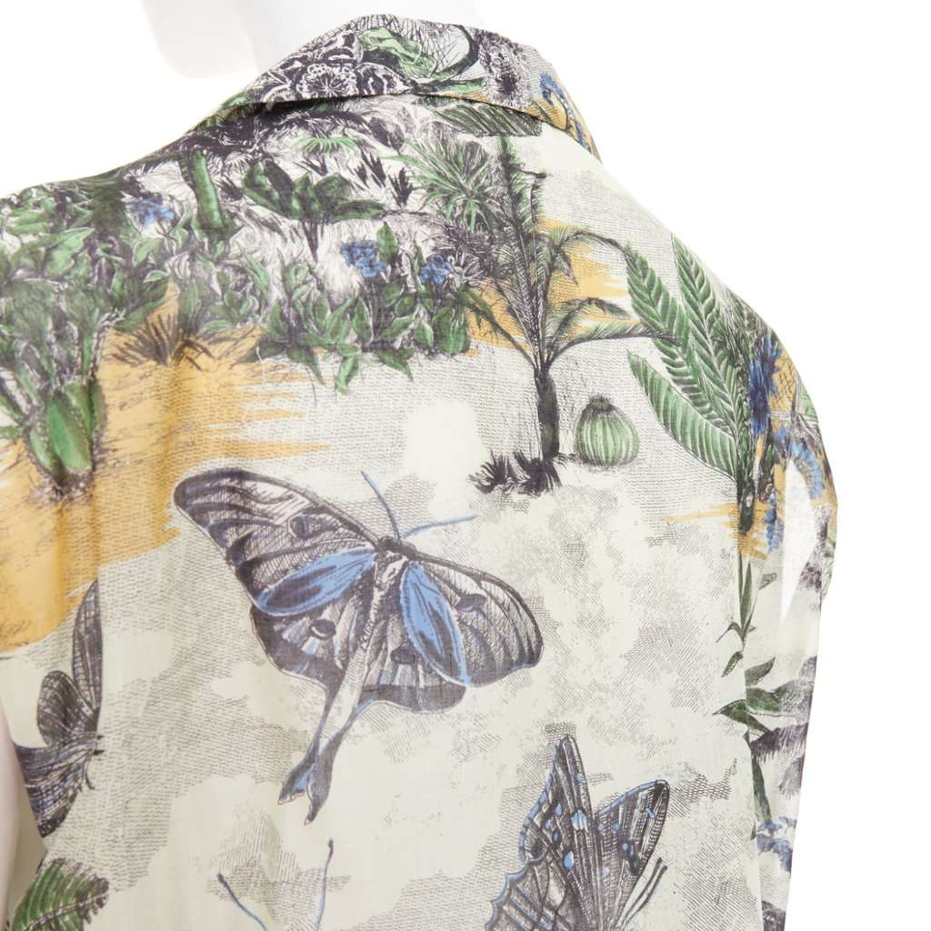 Dior Green Cotton Top Green Cotton Very good condition - Back View