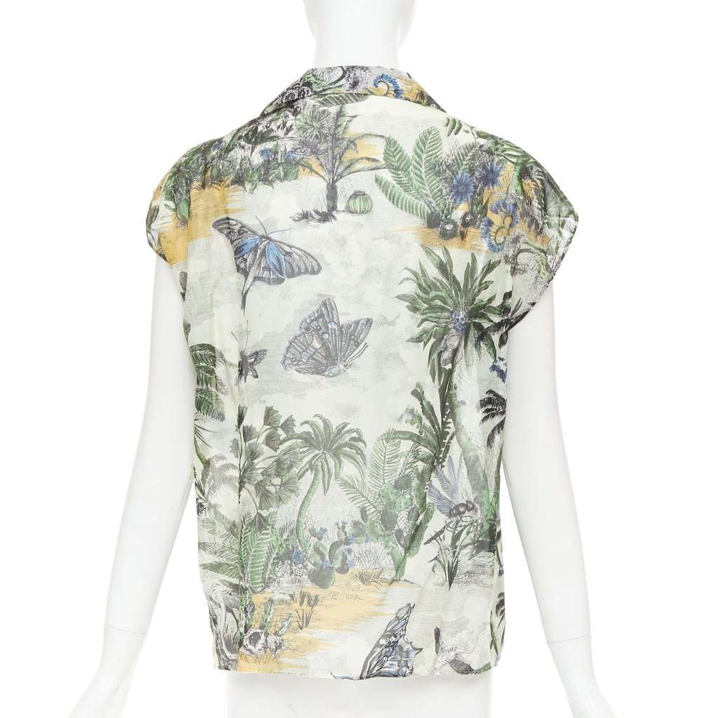 Dior Green Cotton Top Green Cotton Very good condition - Box View