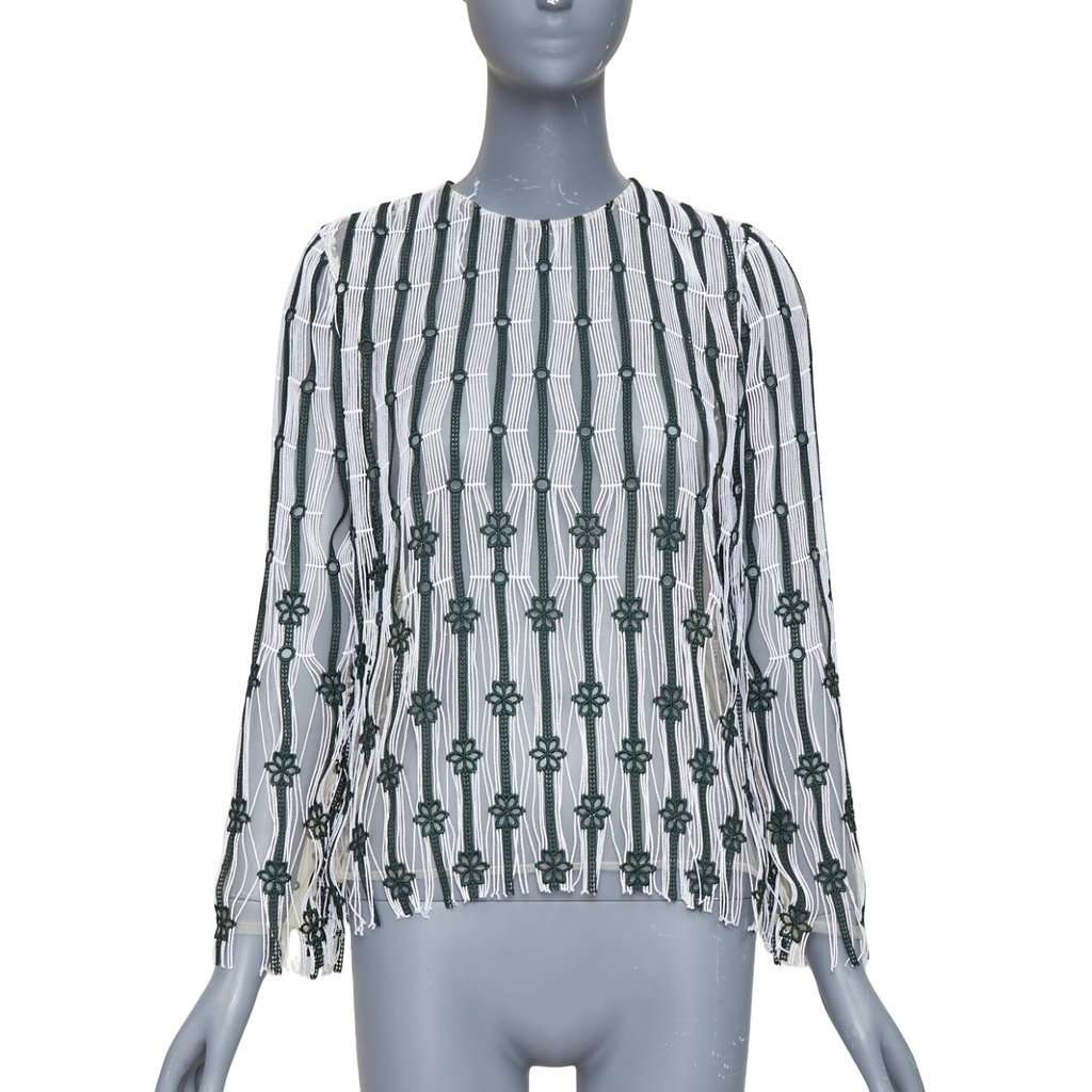 Dior Black Polyester Top Black Polyester Fair condition - Front View