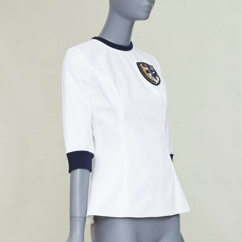 Dior Ecru Cotton Top Ecru Cotton Fair condition - Inside View