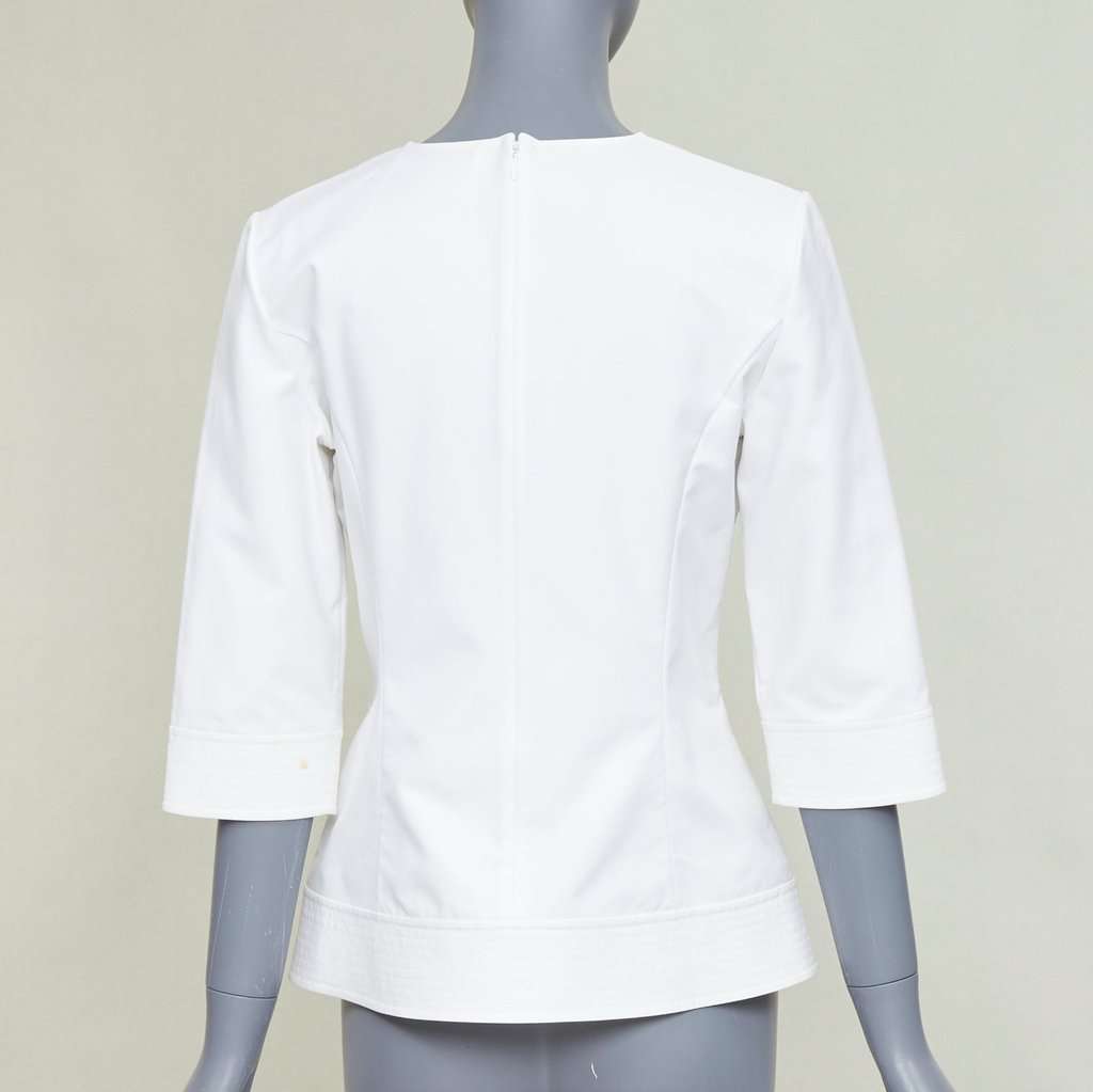 Dior Ecru Cotton Top Ecru Cotton Fair condition - Box View
