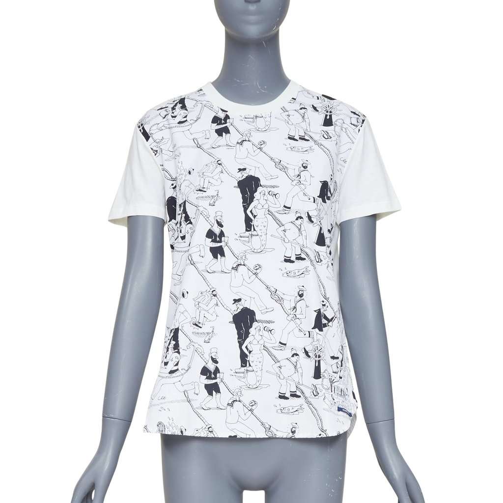 Prada White Cotton Top White Cotton Fair condition - Front View