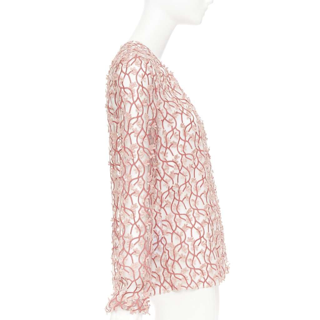Giambattista Valli Pink Polyester Top Pink Polyester Very good condition - Model View