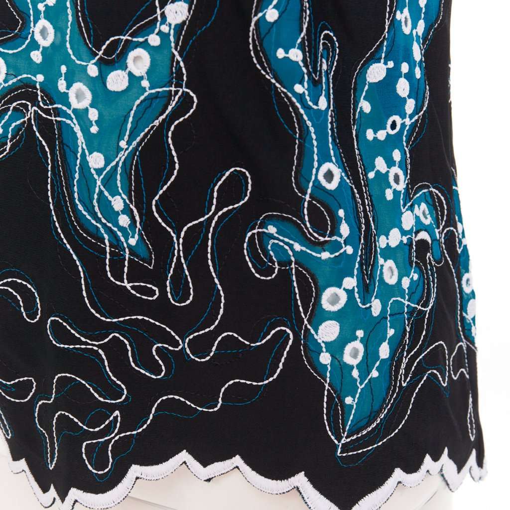 Louis Vuitton Black Viscose Top Black Viscose Very good condition - Back View