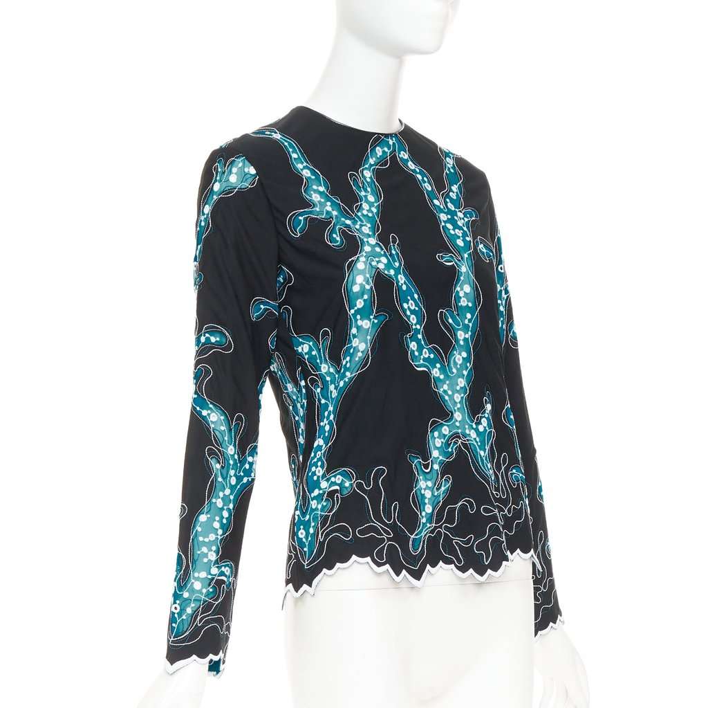 Louis Vuitton Black Viscose Top Black Viscose Very good condition - Inside View