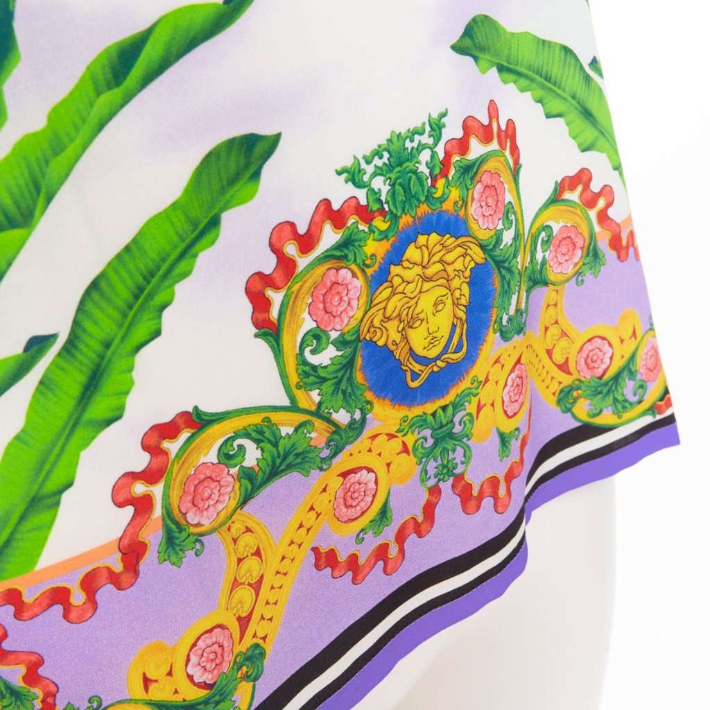 Versace Purple Silk Top Purple Silk Very good condition - Back View