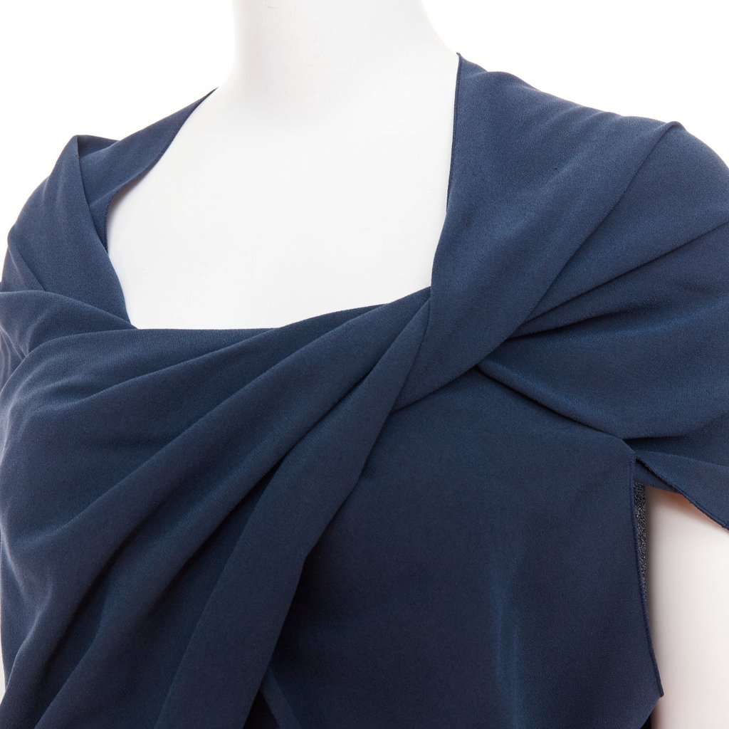 Lanvin Navy Top Navy Very good condition - Back View