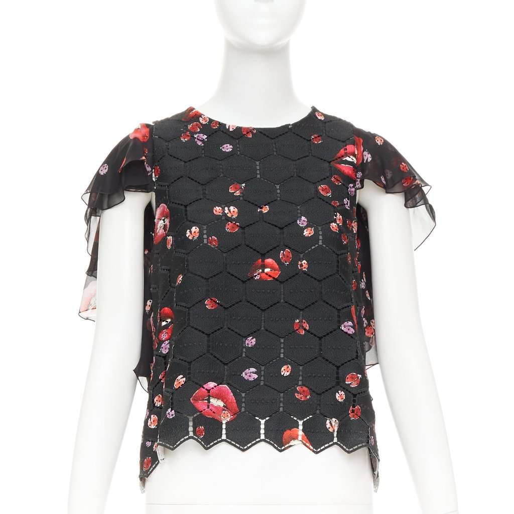 Giambattista Valli Black Polyester Top Black Polyester Very good condition - Inside View