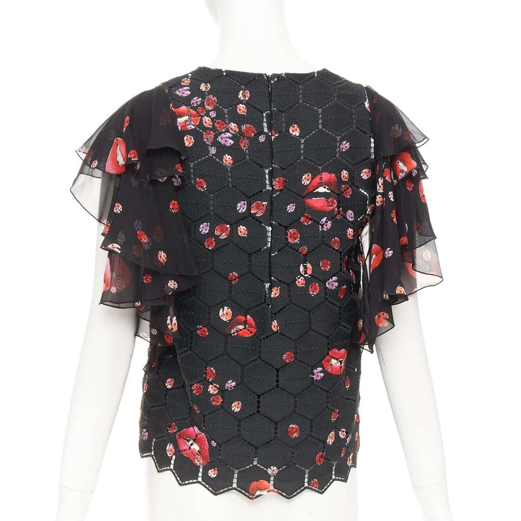 Giambattista Valli Black Polyester Top Black Polyester Very good condition - Box View