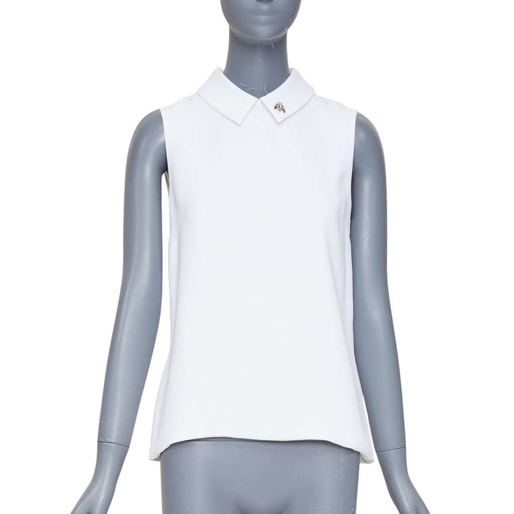 Dior White Top White Very good condition - Front View