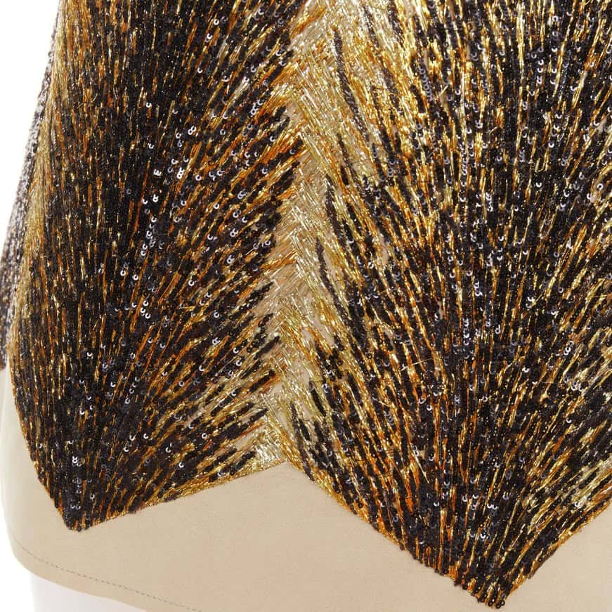 Louis Vuitton Gold Polyester Top Gold Polyester Very good condition - Back View