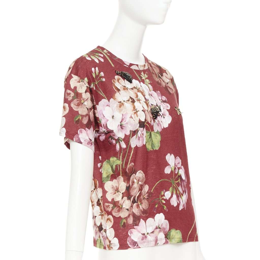 Gucci Burgundy Cotton Top Burgundy Cotton Very good condition - Inside View