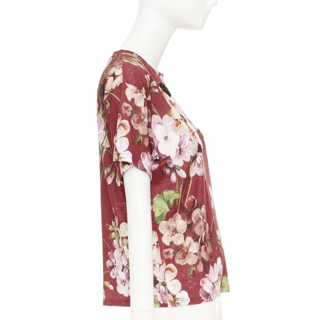 Gucci Burgundy Cotton Top Burgundy Cotton Very good condition - Model View