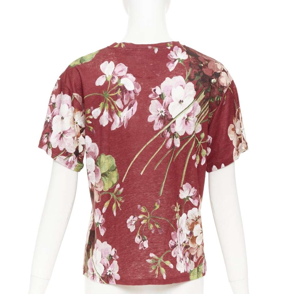 Gucci Burgundy Cotton Top Burgundy Cotton Very good condition - Box View