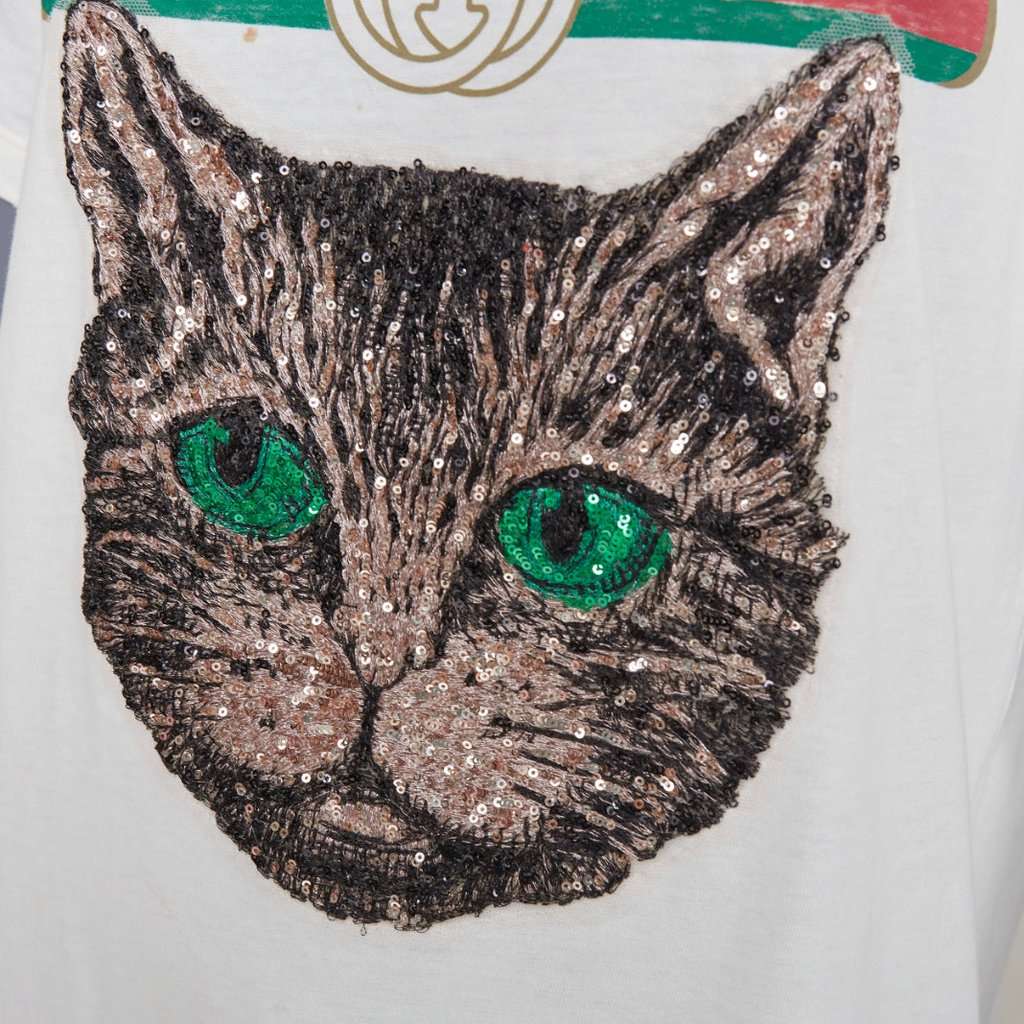 Gucci Ecru Cotton Top Ecru Cotton Good condition - Back View