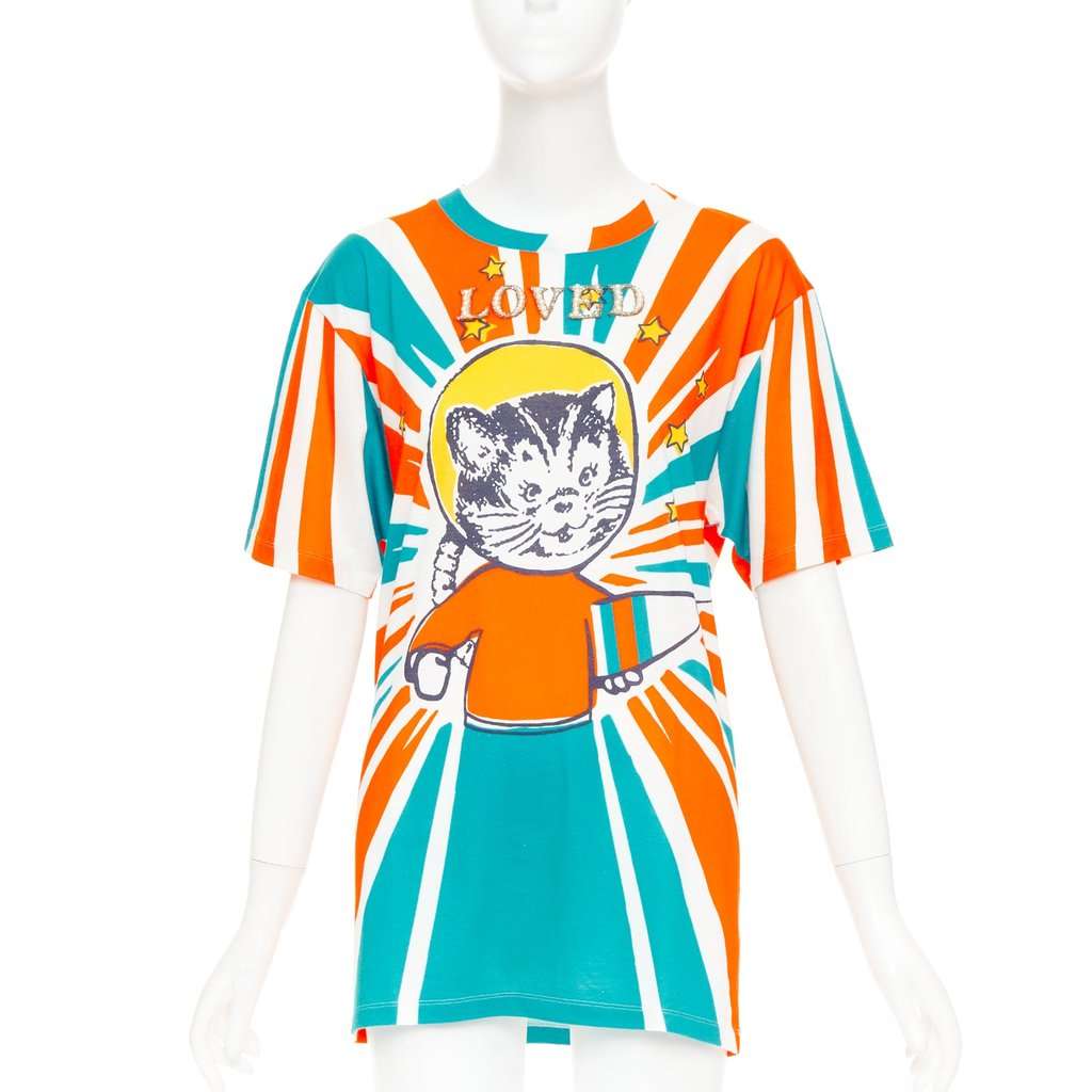 Gucci Orange Cotton Top Orange Cotton Very good condition - Front View