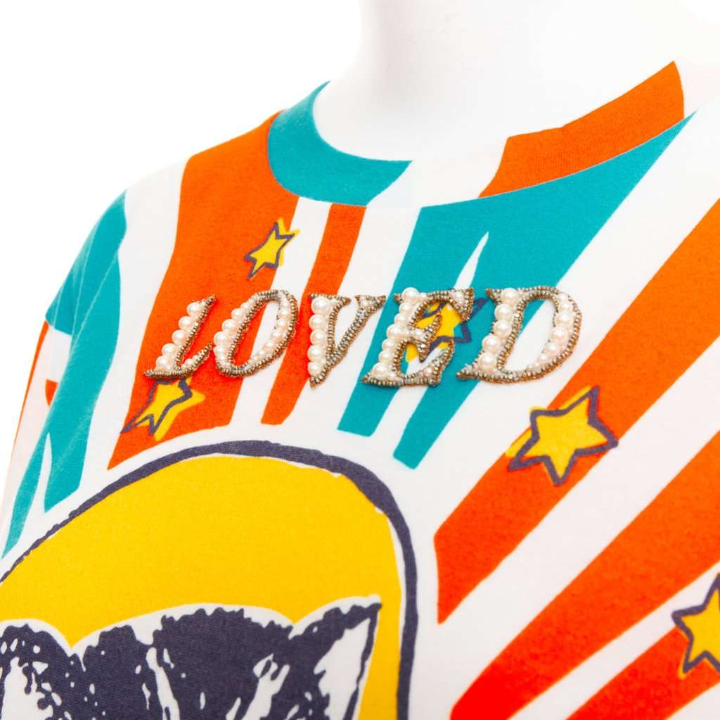 Gucci Orange Cotton Top Orange Cotton Very good condition - Back View