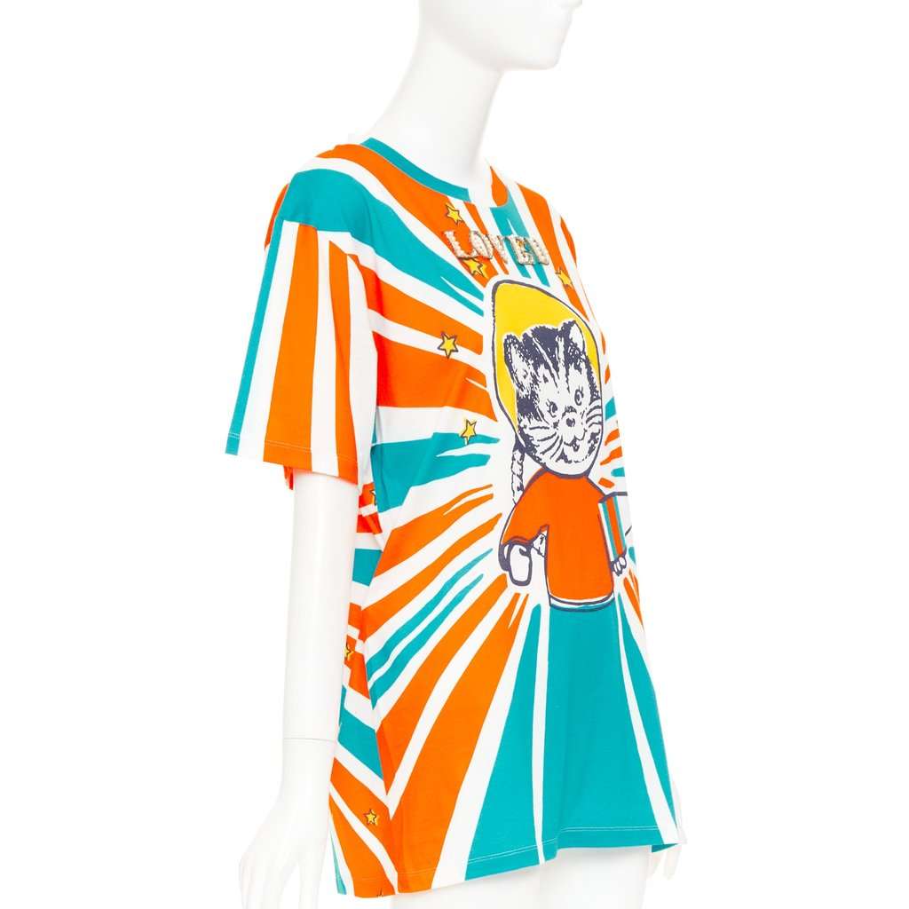 Gucci Orange Cotton Top Orange Cotton Very good condition - Inside View