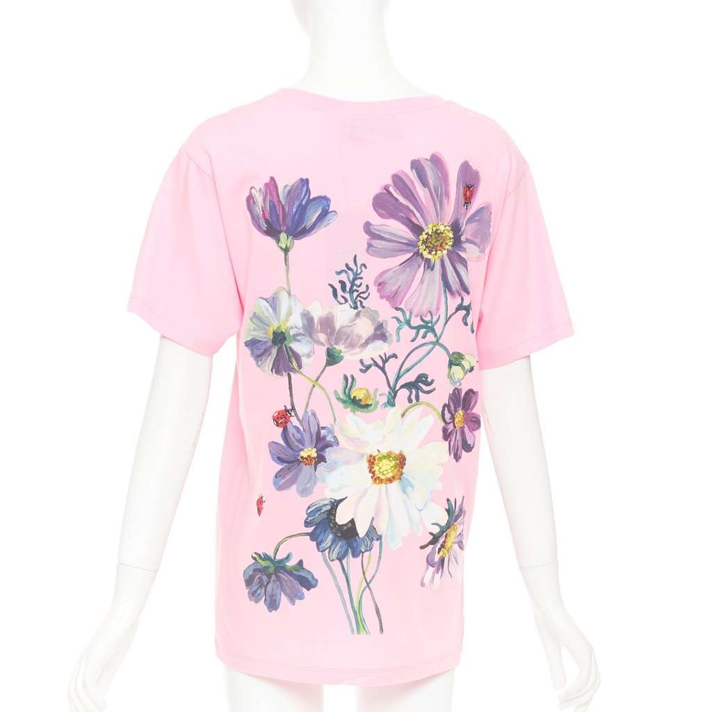 Gucci Pink Cotton Top Pink Cotton Never worn, with tag - Back View