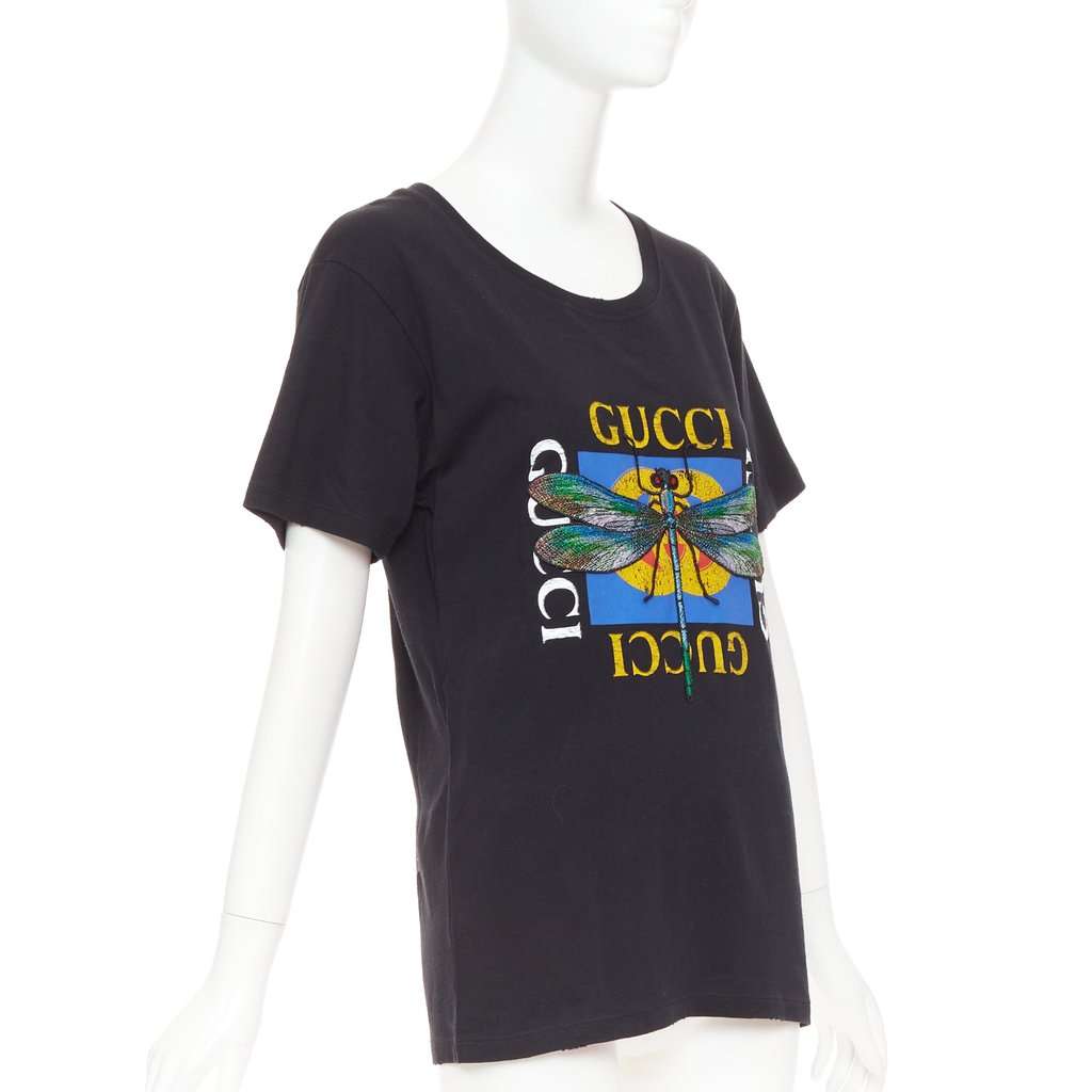 Gucci Black Cotton Top Black Cotton Very good condition - Box View