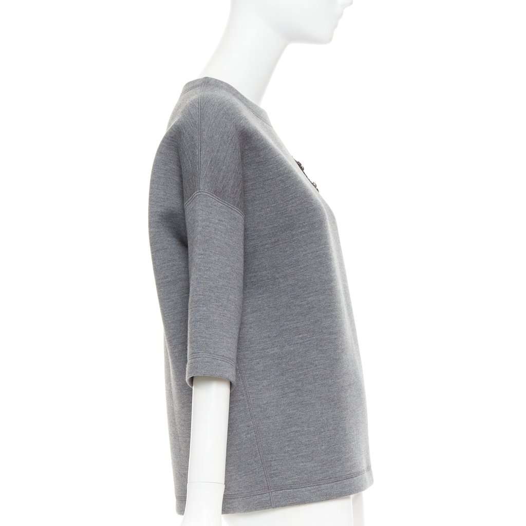 Dior Grey Wool Knitwear Grey Wool Very good condition - Model View