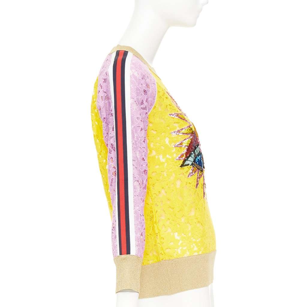 Gucci Yellow Cotton Knitwear Yellow Cotton Very good condition - Model View