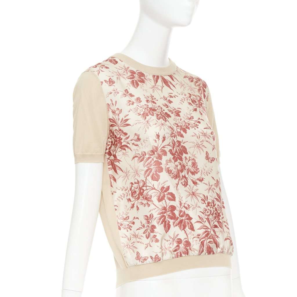 Gucci Beige Silk Knitwear Beige Silk Very good condition - Inside View