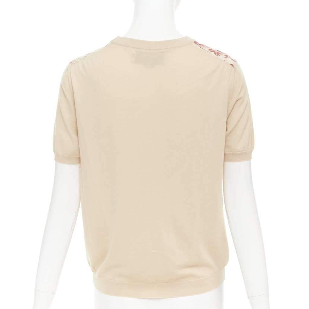 Gucci Beige Silk Knitwear Beige Silk Very good condition - Box View