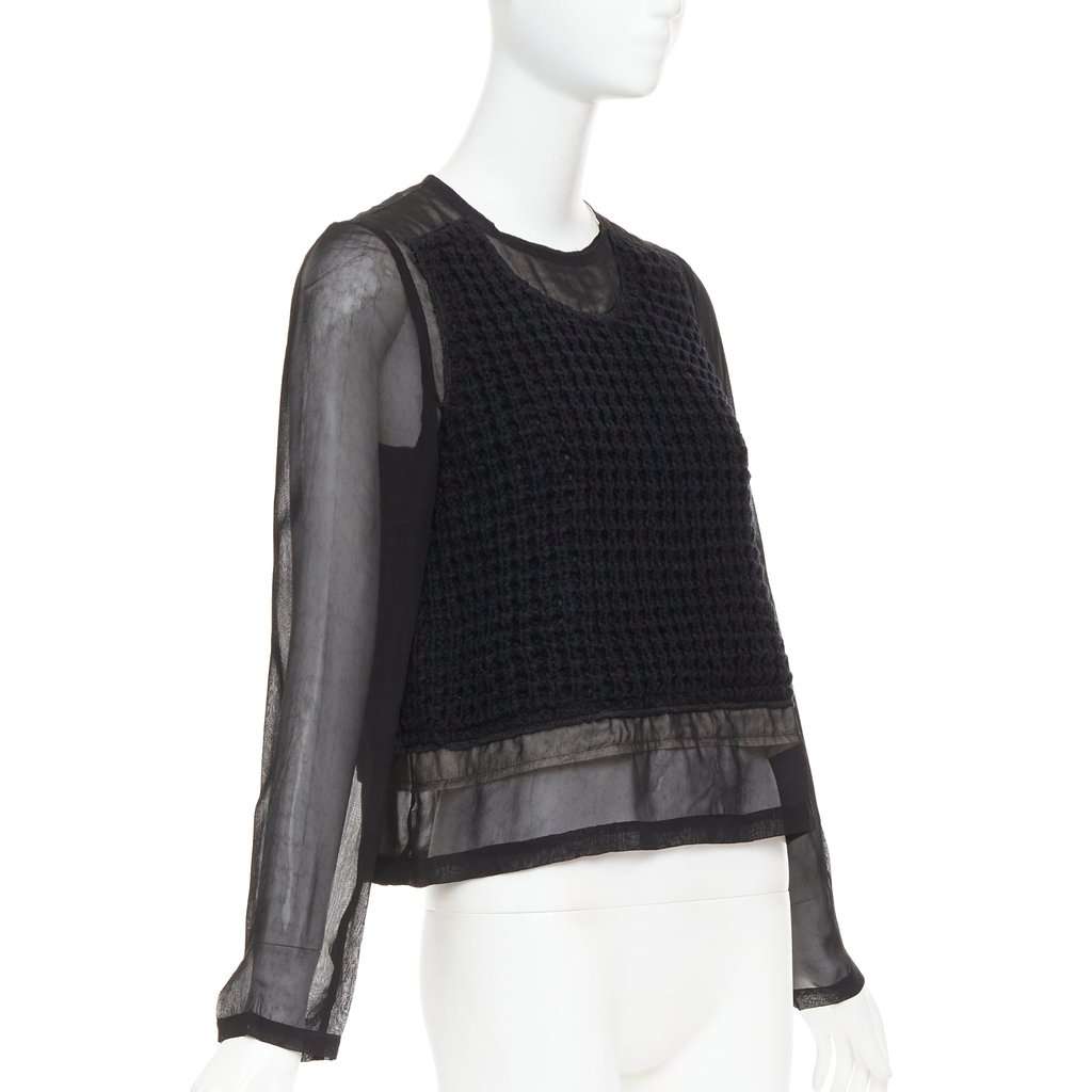 Comme Des Garcons Black Knitwear Black Very good condition - Inside View