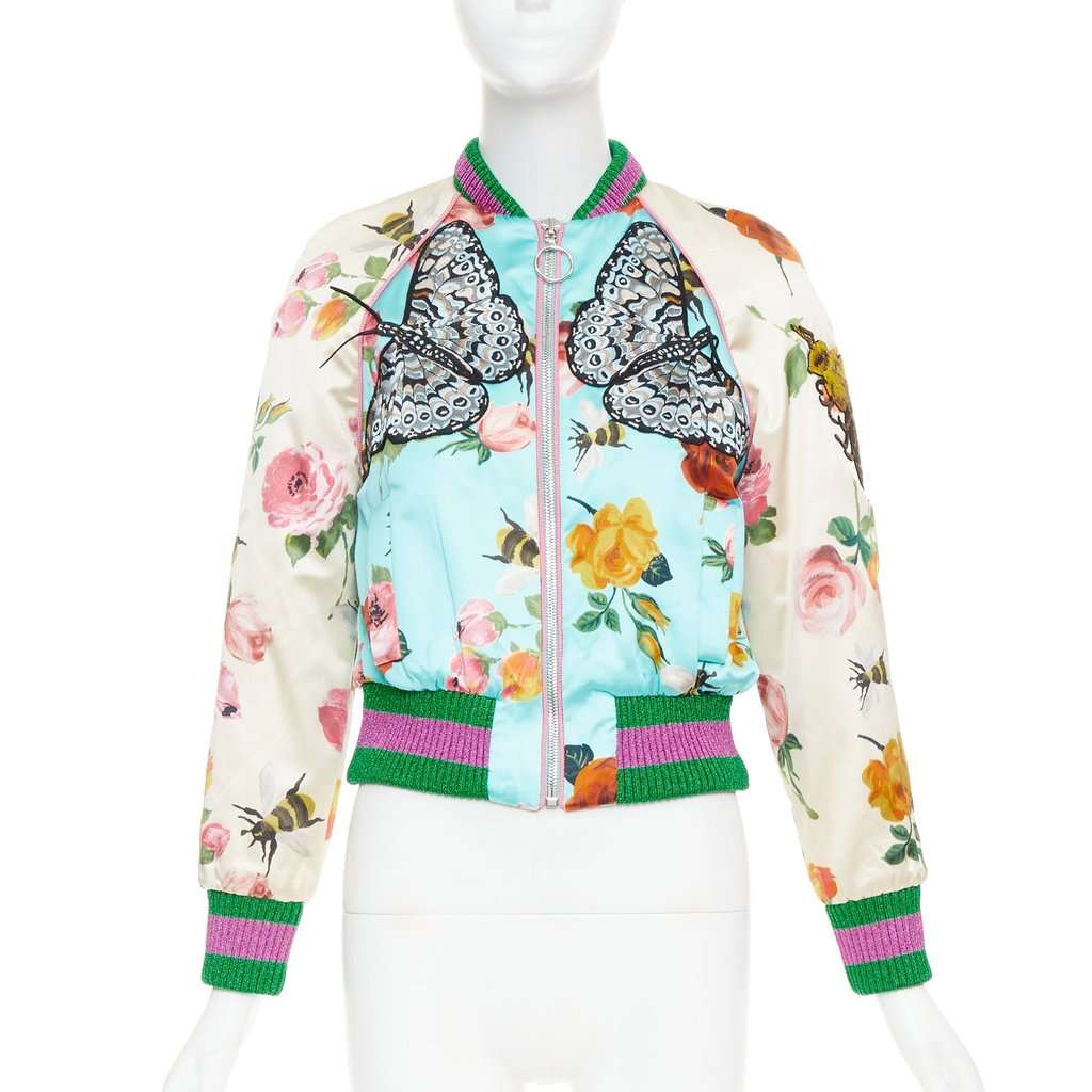Gucci MultiColor Silk Coat MultiColor Silk Very good condition - Front View