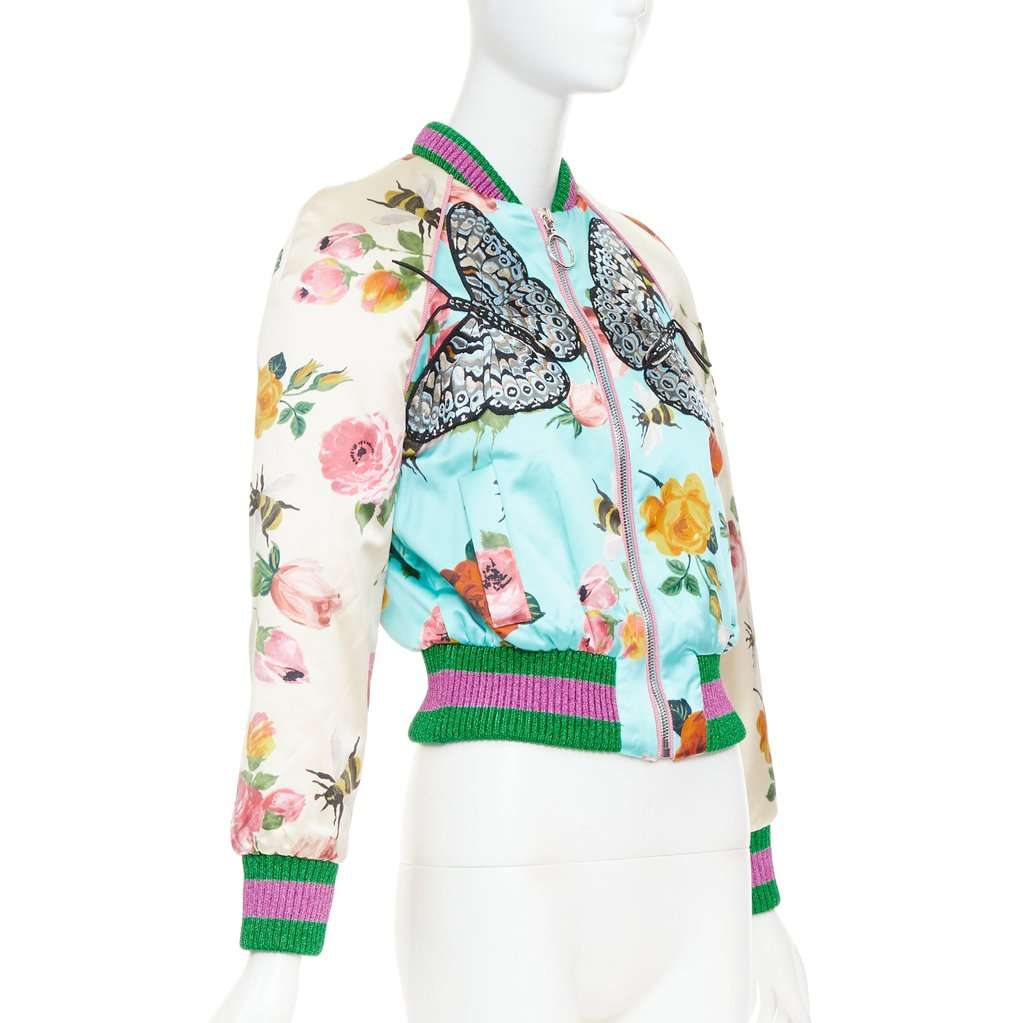 Gucci MultiColor Silk Coat MultiColor Silk Very good condition - Model View
