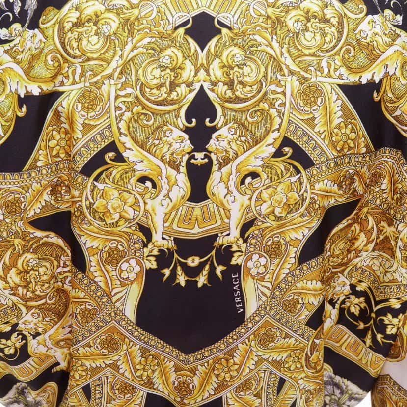 Versace White Silk Coat White Silk Never worn, with tag - Back View