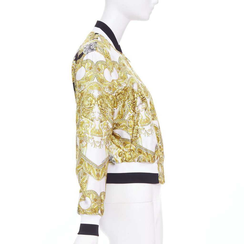 Versace White Silk Coat White Silk Never worn, with tag - Box View