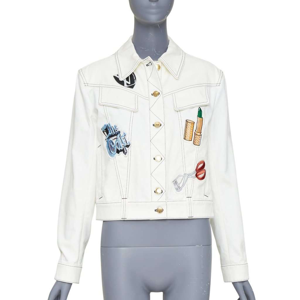 Louis Vuitton Ecru Cotton Jacket Ecru Cotton Good condition - Front View