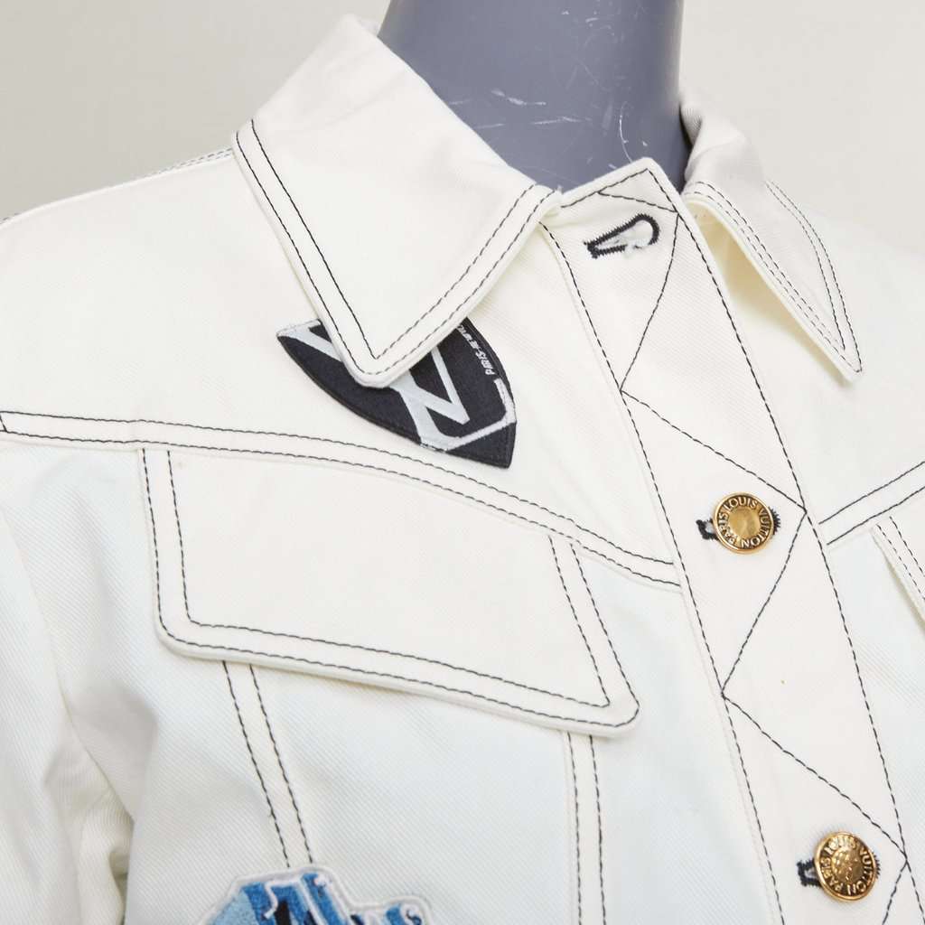 Louis Vuitton Ecru Cotton Jacket Ecru Cotton Good condition - Back View