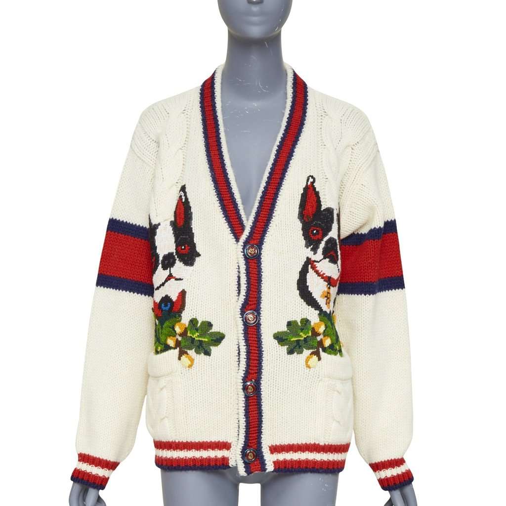 Gucci Ecru Wool Dress Ecru Wool Very good condition - Front View