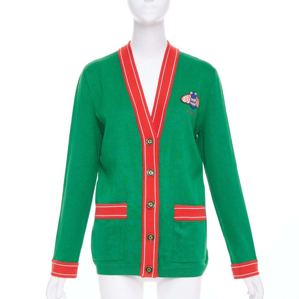 Gucci Green Cotton Knitwear Green Cotton Very good condition - Front View