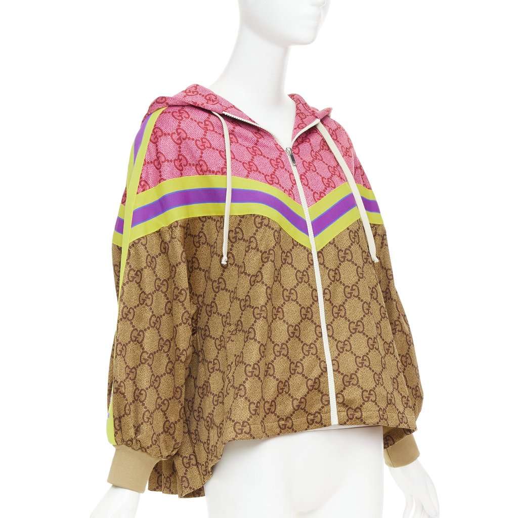 Gucci Brown Polyester Jacket Brown Polyester Very good condition - Model View