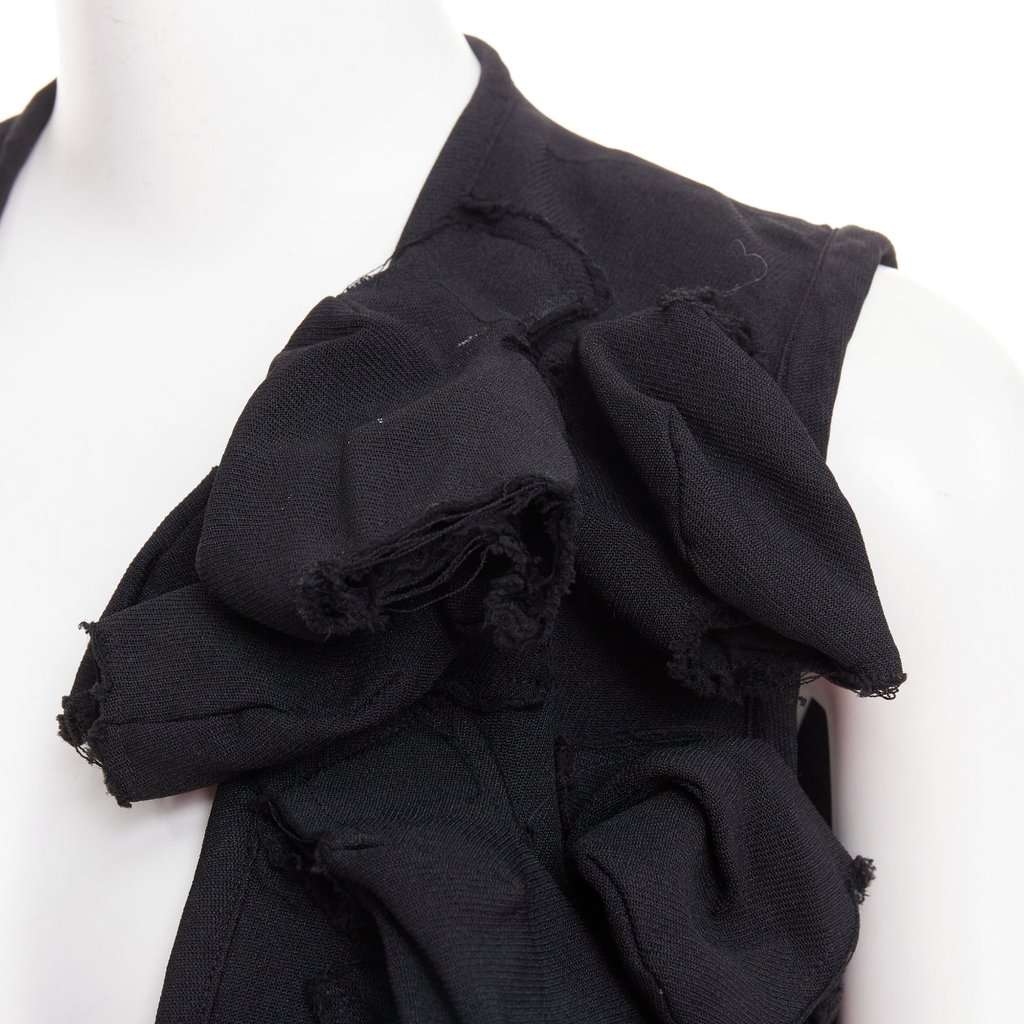 Comme Des Garcons Black Polyester Jacket Black Polyester Very good condition - Back View