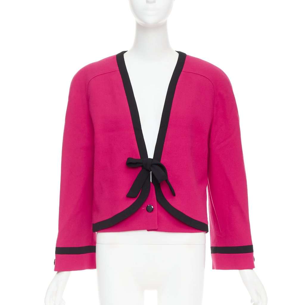 Valentino Pink Wool Jacket Pink Wool Very good condition - Front View