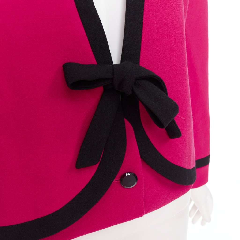 Valentino Pink Wool Jacket Pink Wool Very good condition - Back View