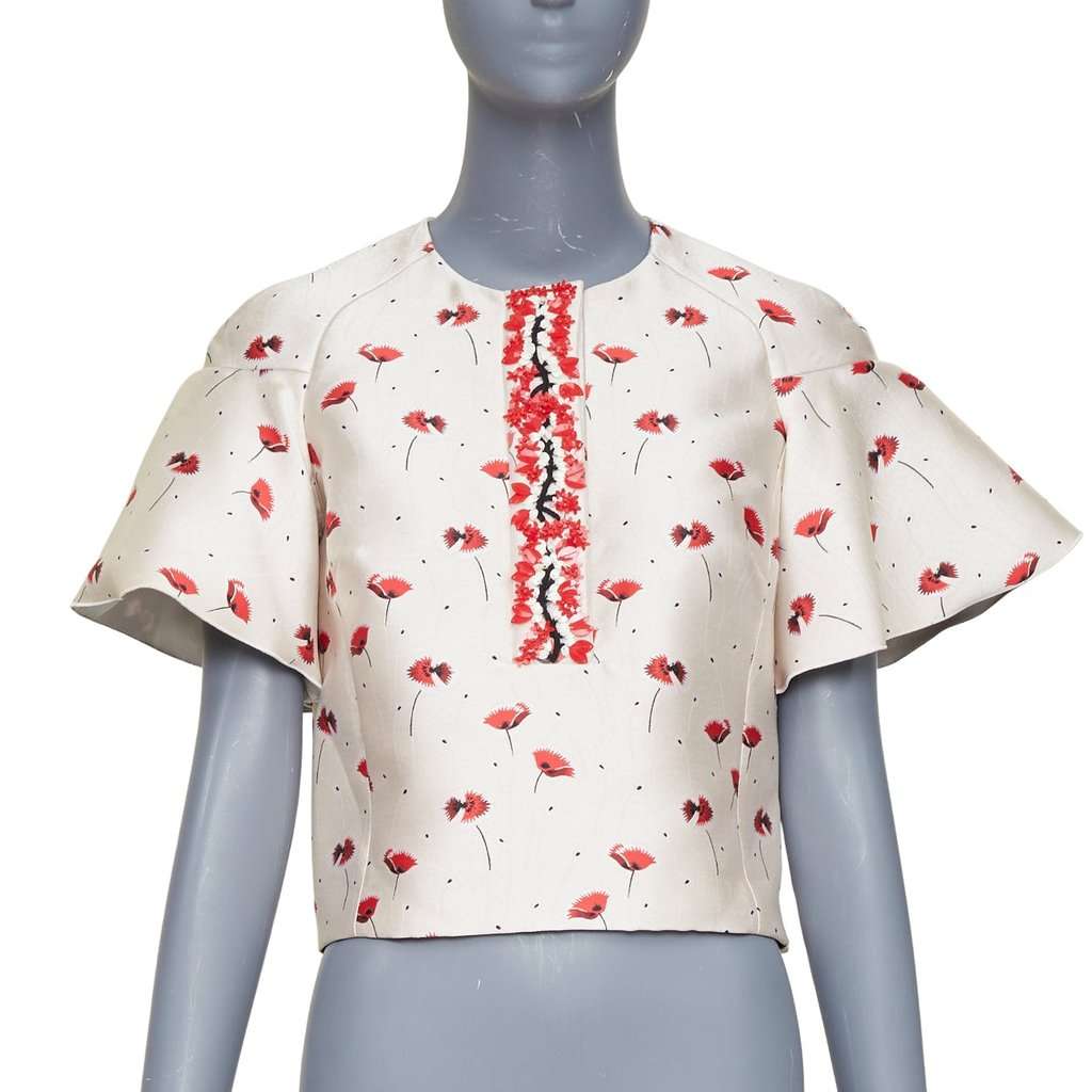 Giambattista Valli Beige Polyester Top Beige Polyester Very good condition - Front View