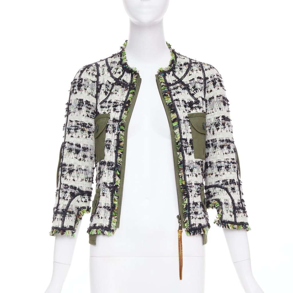 Louis Vuitton Green Cotton Jacket Green Cotton Very good condition - Inside View