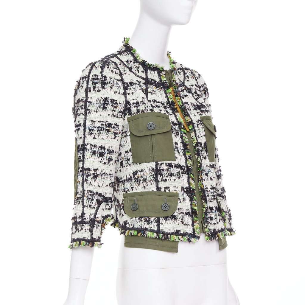 Louis Vuitton Green Cotton Jacket Green Cotton Very good condition - Model View